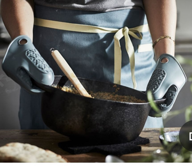 Рукавица силиконовая-прихватка Икеа — 5