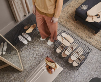 обувница Ikea металлическая, Грейзиг