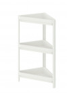 этажерка Икеа, Vesken, угловая, для ванной комнаты, 33х33х71 см, миниатюра — 0