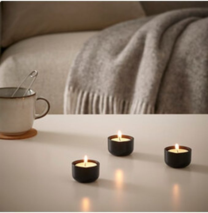 Свечи Икеа, Глимма/Glimma чайные 0,38 см, 50 шт. — 1