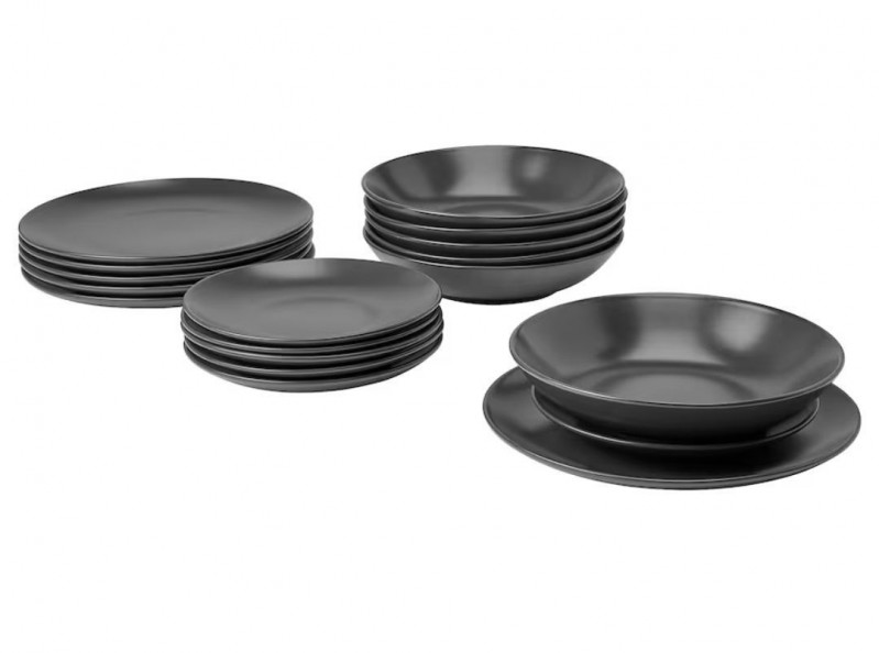 Набор посуды Икеа, Фаргляр/Farglar 18 предметов. — 1