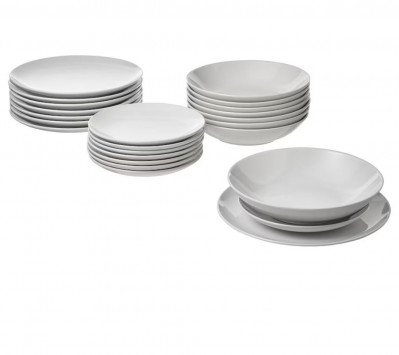 Набор посуды Икеа Годмиддаг/Godmiddag, 24 предмета