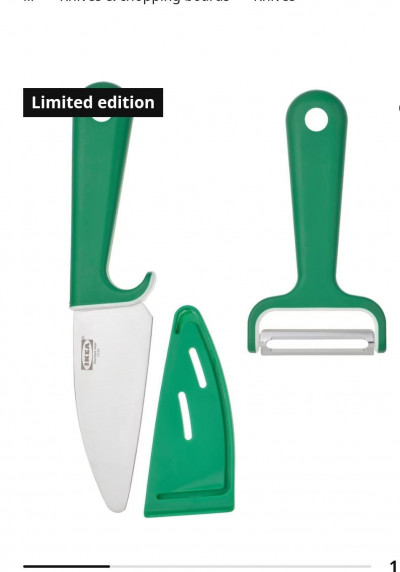 Нож и овощечистка Икеа, Табберас