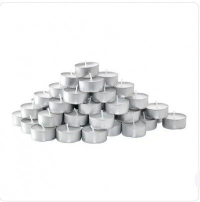 Свечи Икеа, Глимма/Glimma чайные 0,38 см, 50 шт.