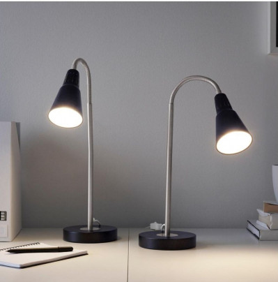 Лампа настольная я Икеа, Кварт, 44 см , с гибким держателем