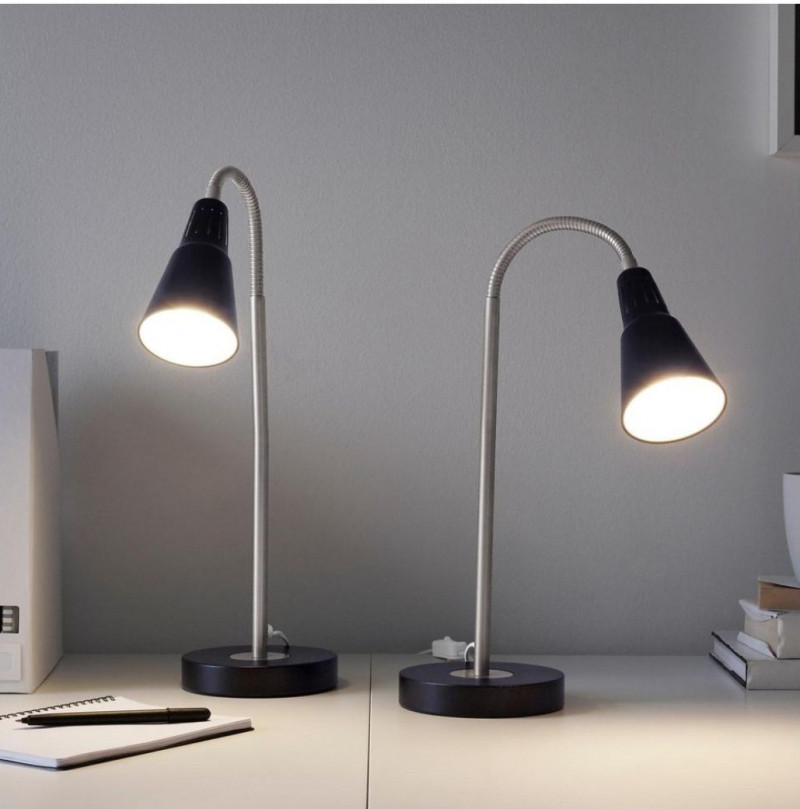 Лампа настольная я Икеа, Кварт, 44 см , с гибким держателем — 3