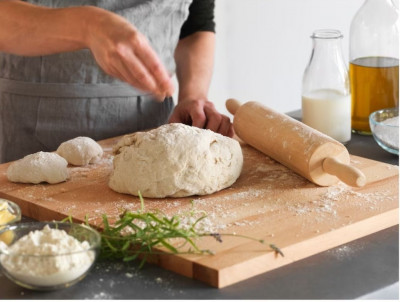 Скалка Икеа, деревянная, вращающаяся