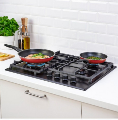 Набор сковородок Икеа, Кавалькад 20 и 26 см, красные