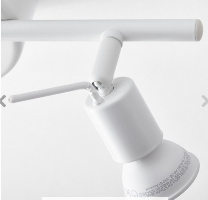 светильник потолочный Икеа, Тросс, трёхламповый, GU10 — 2