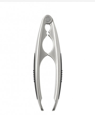 Щипцы для орехов Икеа, Остапа, никелированные, с резиновыми накладками, 16 см.