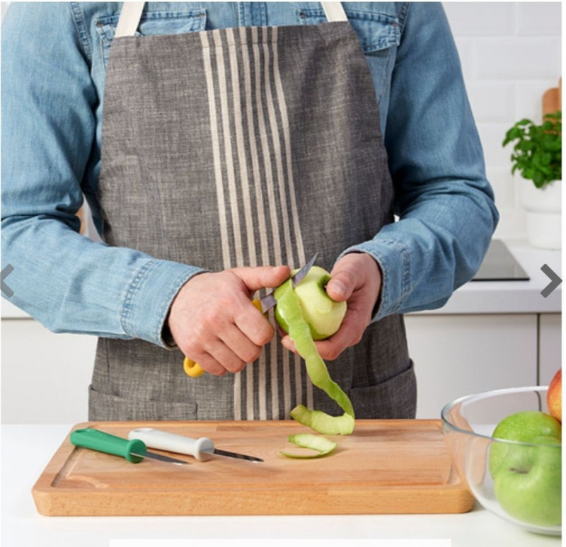 Набор ножей для чистки овощей и фруктов Икеа, Уппфилд, 3 шт, разные цвета — 2