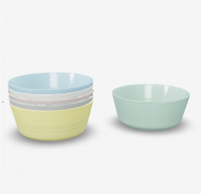 Набор пластиковой посуды Икеа, Kalas 36 предметов, миски, чашки, стаканы, приборы