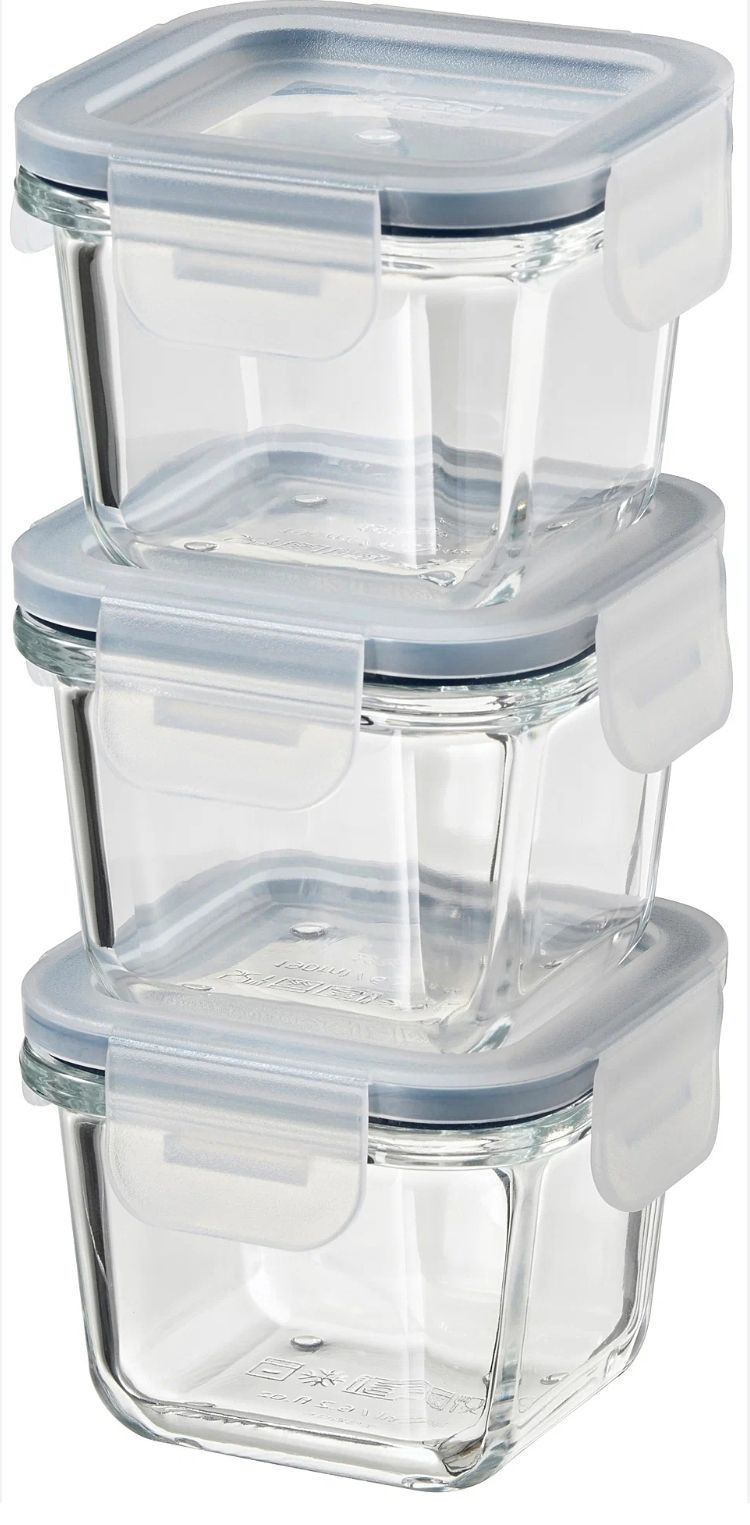 набор стеклянных контейнеров Ikea 365 +, 180 мл — 1