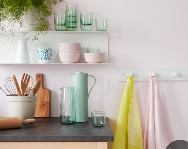 Термос Икеа, Behovd, 1 , литр, 30 см, со стекланной колбой — 5