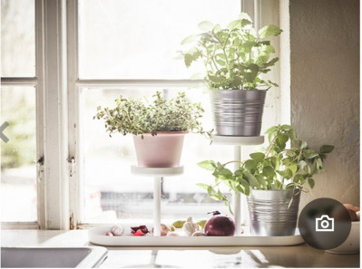 Подставка, постамент для цветов Икеа, Chilistran 49x24 см