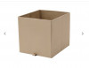 Коробка для хранения Икеа, Kosingen, 38x33x33 см, бежевая., миниатюра — 0