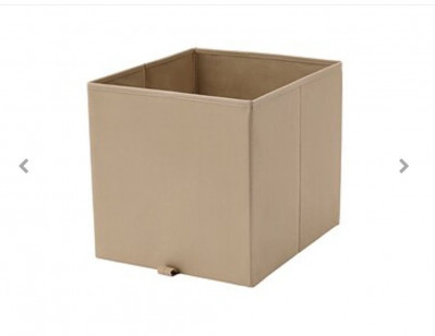 Коробка для хранения Икеа, Kosingen, 38x33x33 см, бежевая.