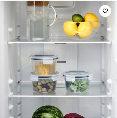 Контейнер пищевой Икеа 365, 750 мл круглые, 3 шт.