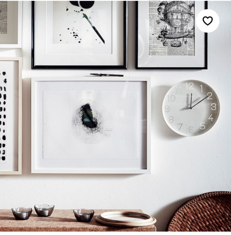 часы настенные ИКЕА, Tromma, диаметр 25 см — 2