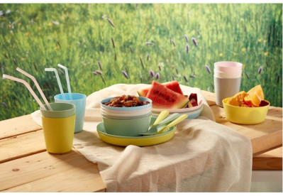 набор мисок пластиковых мисок IKEA KALAS, 6 шт, 12 см