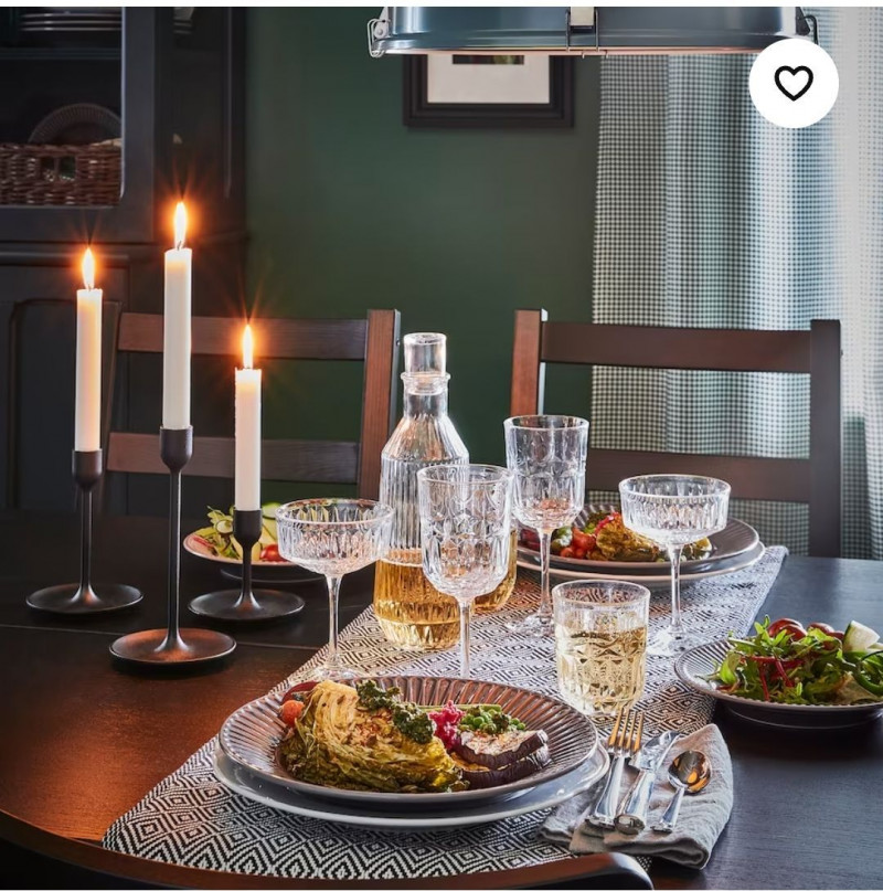 Бокалы под шампанское ИКЕА, Sallskaplig 210 мл, 4 шт — 6