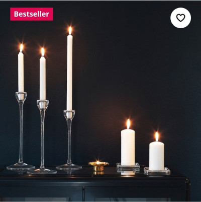 набор свечей ИКЕА, Jubla 35 см 8 шт