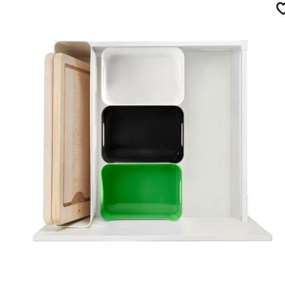 коробка для хранения Ikea, Variera 24x17 черная7 см