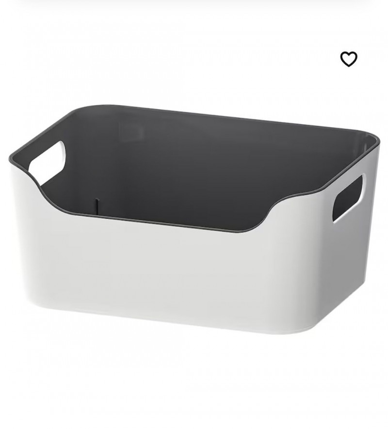 коробка для хранения Ikea, Variera 24x17 черная7 см — 1