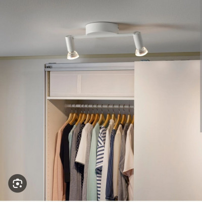 светильник потолочные Ikea, Krusnate, с двумя софитами