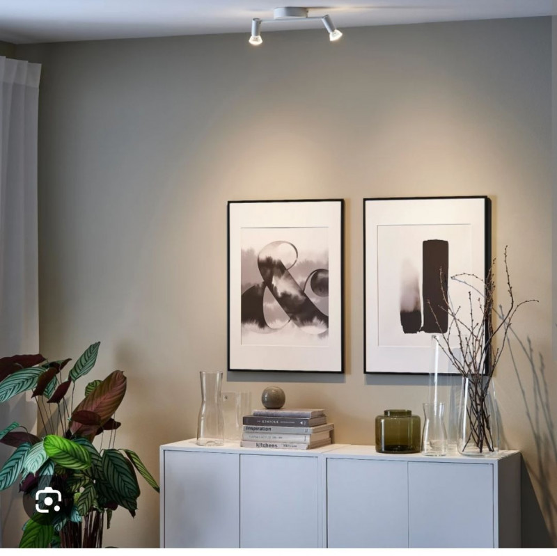 светильник потолочные Ikea, Krusnate, с двумя софитами — 1