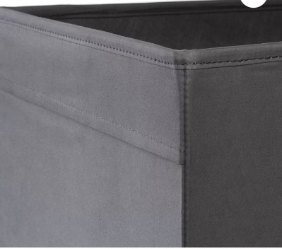 Органайзер, коробка для хранения Икеа, Дрона, темно-серая , 33х38х33