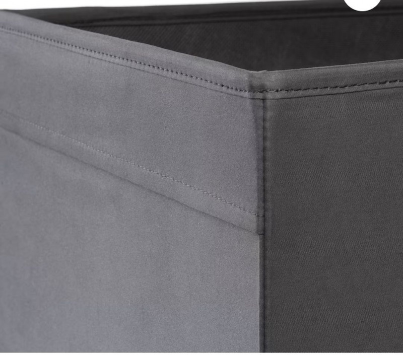 Органайзер, коробка для хранения Икеа, Дрона, темно-серая , 33х38х33 — 3