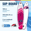 надувная двухслойная доска SUP F2 AXXIS pink 11.6, 2024 с веслом, сумкой, насосом, миниатюра — 0