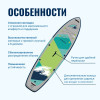 надувная двухслойная доска SUP F2 Strato green 11.5 2024 с веслом, сумкой, насосом, миниатюра — 1
