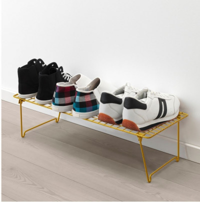 обувница Ikea металлическая, Грейзиг золотистая