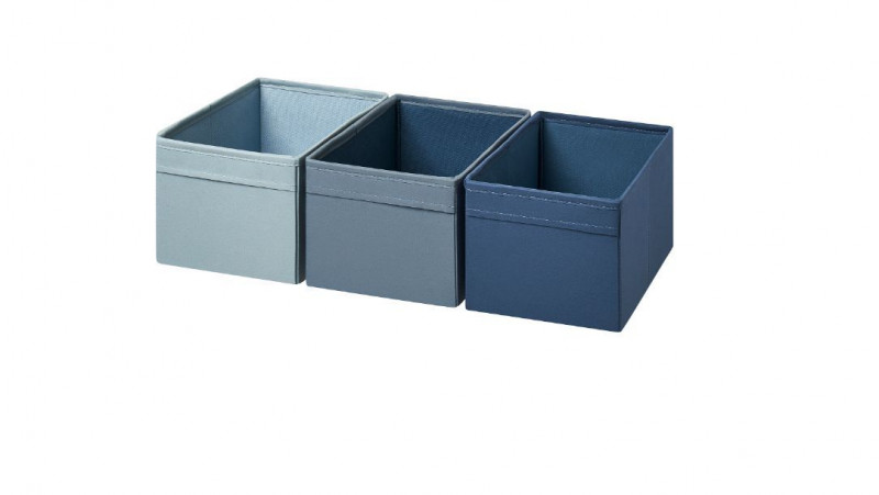 набор коробок для хранения Дрона 3 шт 18х25х17 синих — 1
