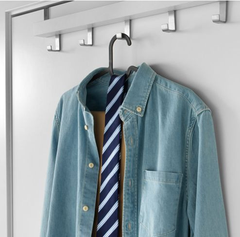 плечики для одежды Ikea Spruttig 10 штук, черные — 3