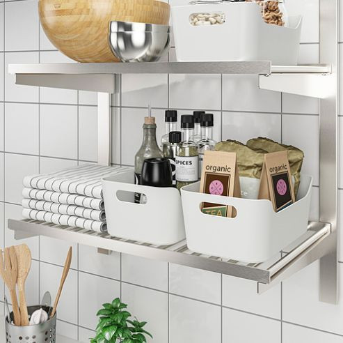 коробка для хранения Ikea, UPPDATERA 24x17 см ,белая — 3