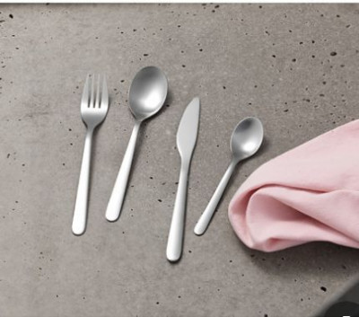 набор столовых Ikea,Fornuft 24 предмета,серебристый