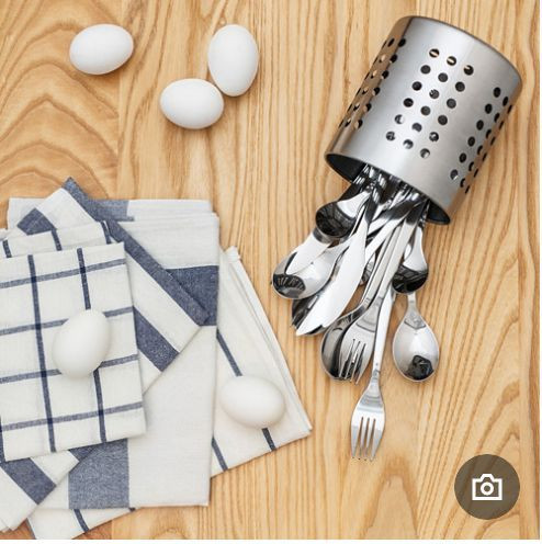 набор столовых Ikea,Fornuft 24 предмета,серебристый — 5