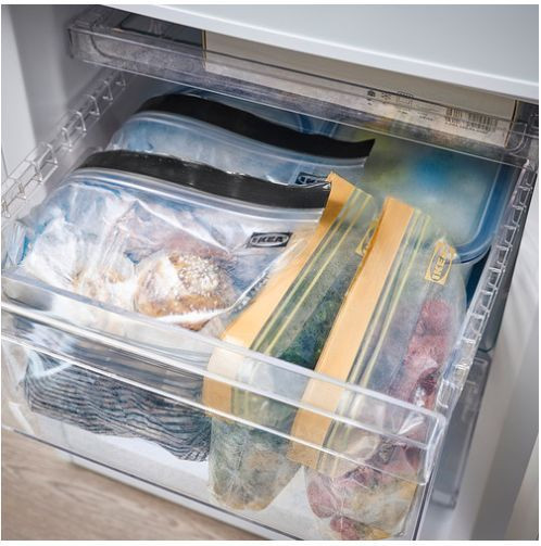 пакеты для заморозки Ikea Istad 2,5/1,2 л ,черные,желтые — 6