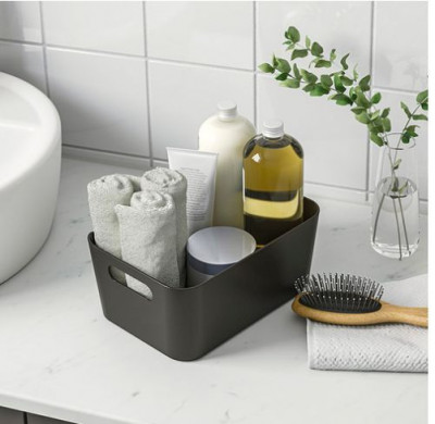 коробка для хранения Ikea, UPPDATERA 24x17 см черная