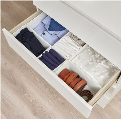 органайзер, коробка для хранения Ikea,Skubb 6 штук белая