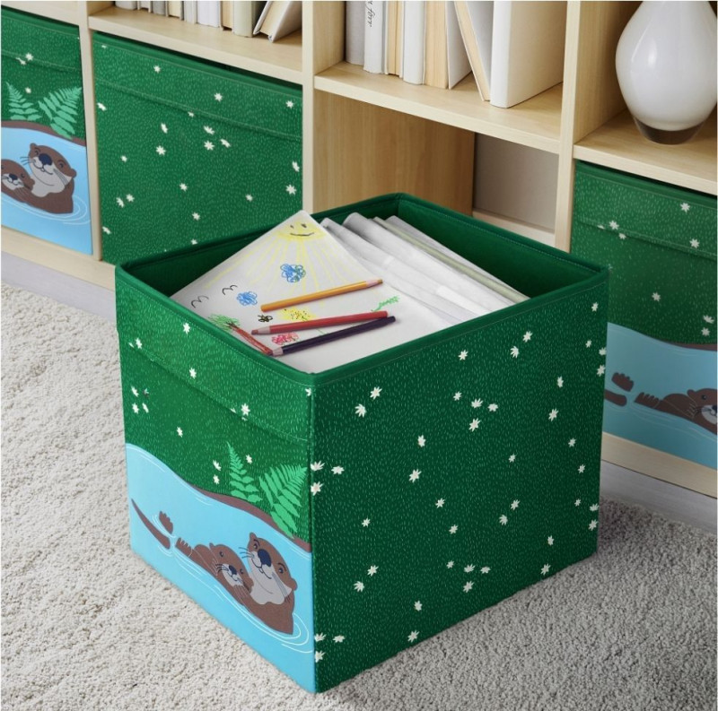 Органайзер, коробка для хранения Икеа, Skogsduva , 33х38х33 см — 3