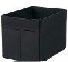 органайзер, коробка для хранения Ikea Drona 25x35x25 см чёрная, однотонная, миниатюра — 0