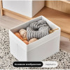 органайзер, коробка для хранения Ikea Drona, 25x35x25 см, белая, миниатюра — 2