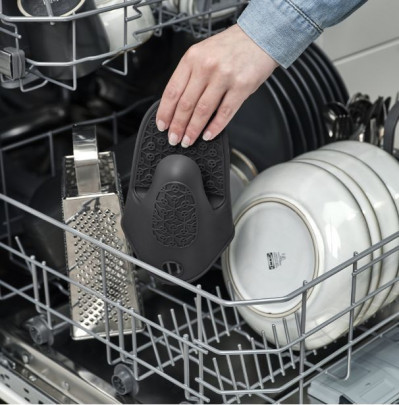 Рукавица силиконовая-прихватка Икеа темно серая