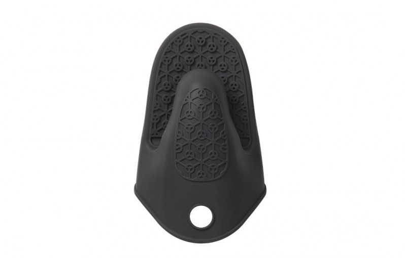 Рукавица силиконовая-прихватка Икеа темно серая — 2