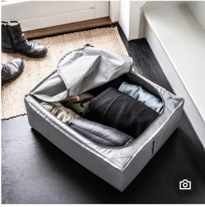 органайзер для вещей, коробка для хранения Ikea,Skubb 43x53x19, темно-серая