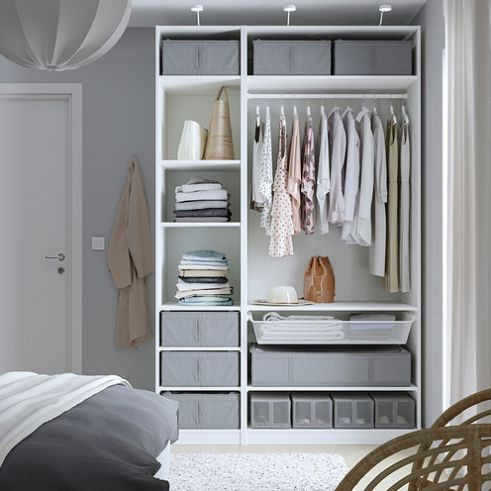 органайзер для вещей, коробка для хранения Ikea,Skubb 43x53x19, темно-серая — 3